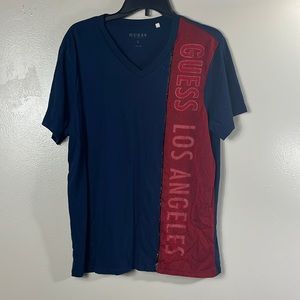 Guess black/red graphic logo with netting men’s  size L